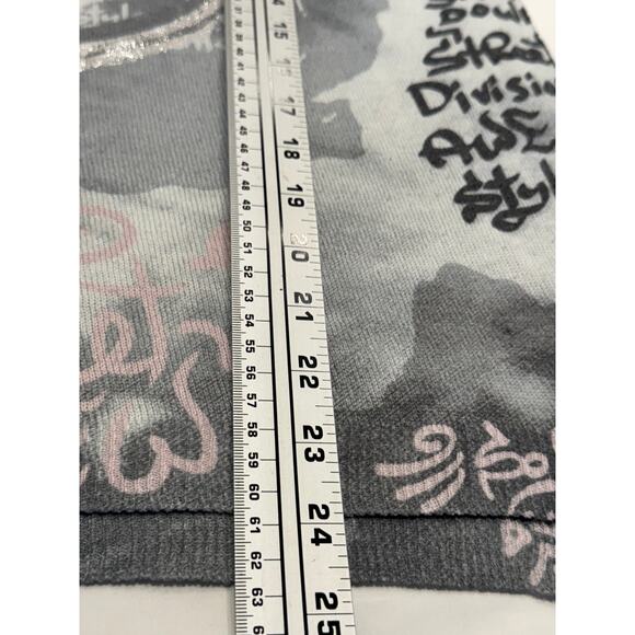 Venti6 Peace Sign Hip Hop Graphic Sweater - Picture 6 of 7